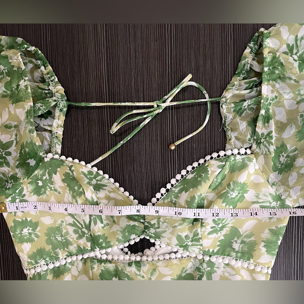 Hello Molly Drinking Games Green Viral Night Out Party Wear Mini Dress Size 6 - Picture 10 of 16